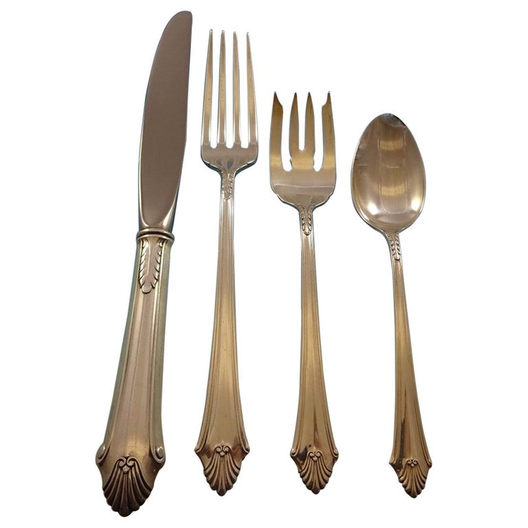 Edgemont by Gorham Sterling Silver Flatware Service for 12 Dinner Set