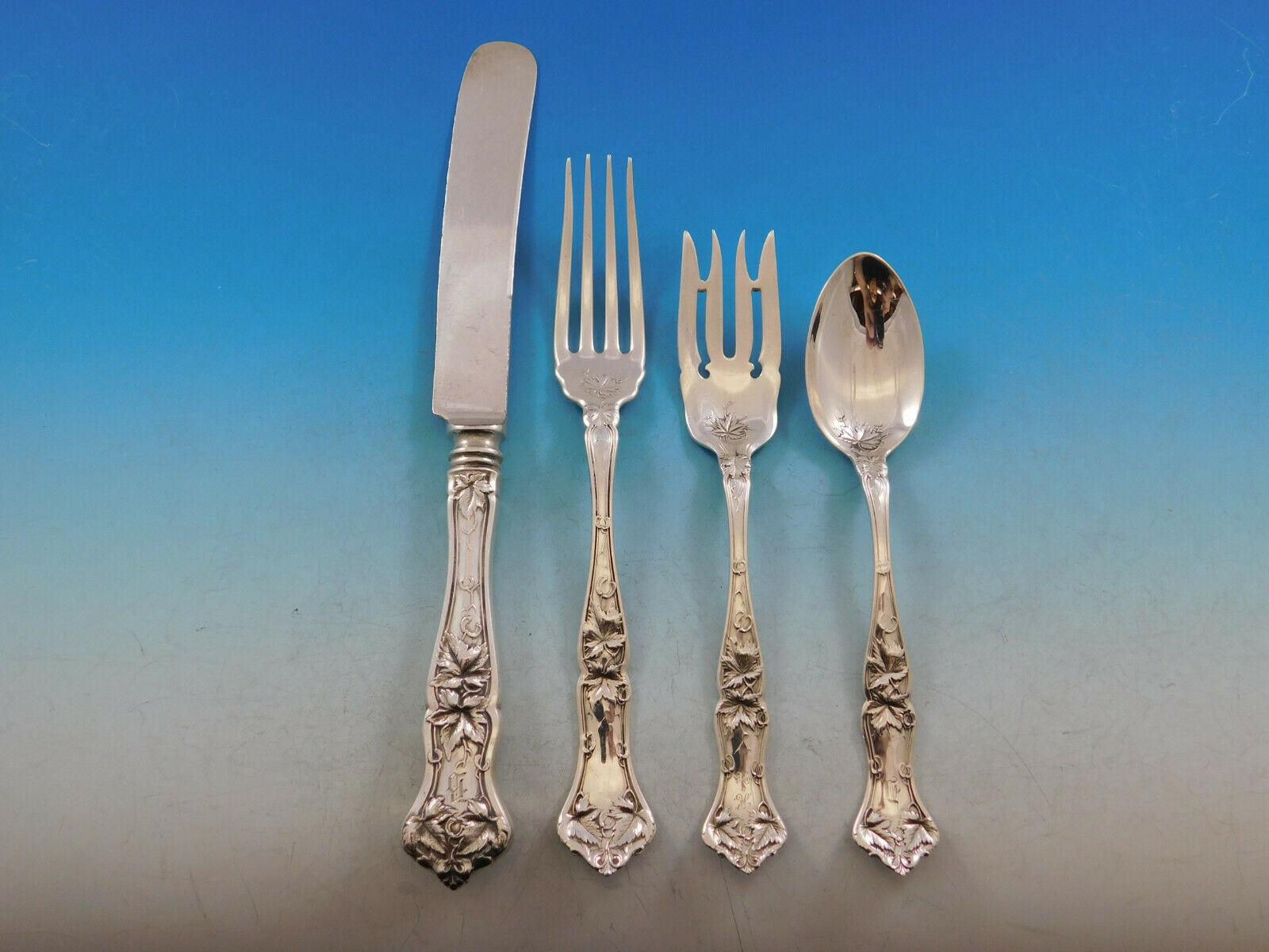 Edgewood by International Sterling Silver Flatware Set for 8 Service 89pc Dinner 5