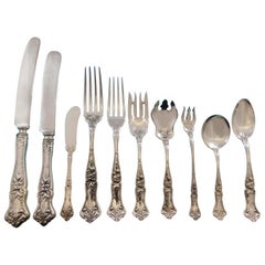 Edgewood by International Sterling Silver Flatware Set for 8 Service 89pc Dinner