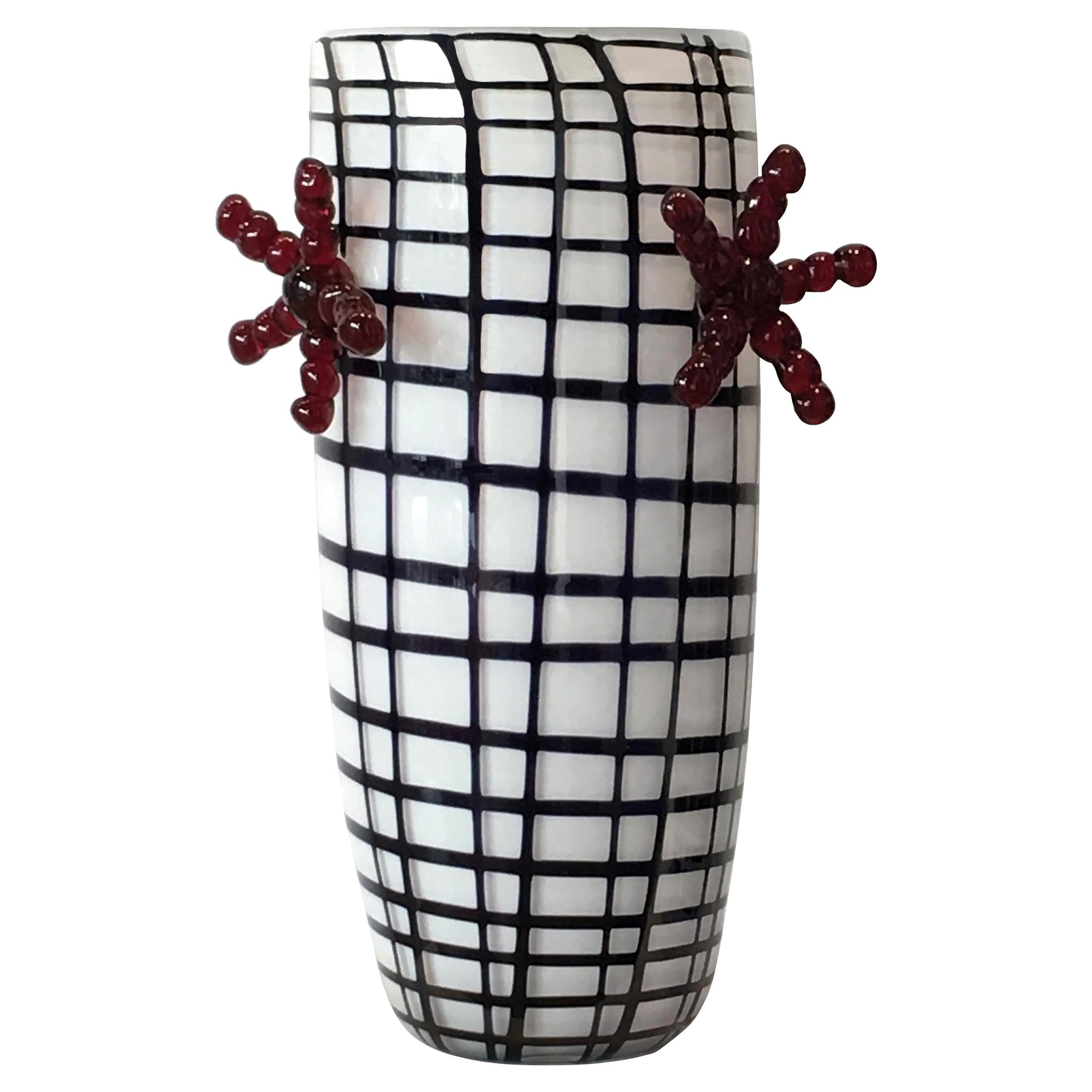 Edie' 60 Black Vase by Purho For Sale