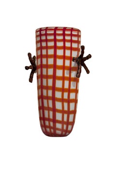 Vase rouge « Edie » 60 par Purho