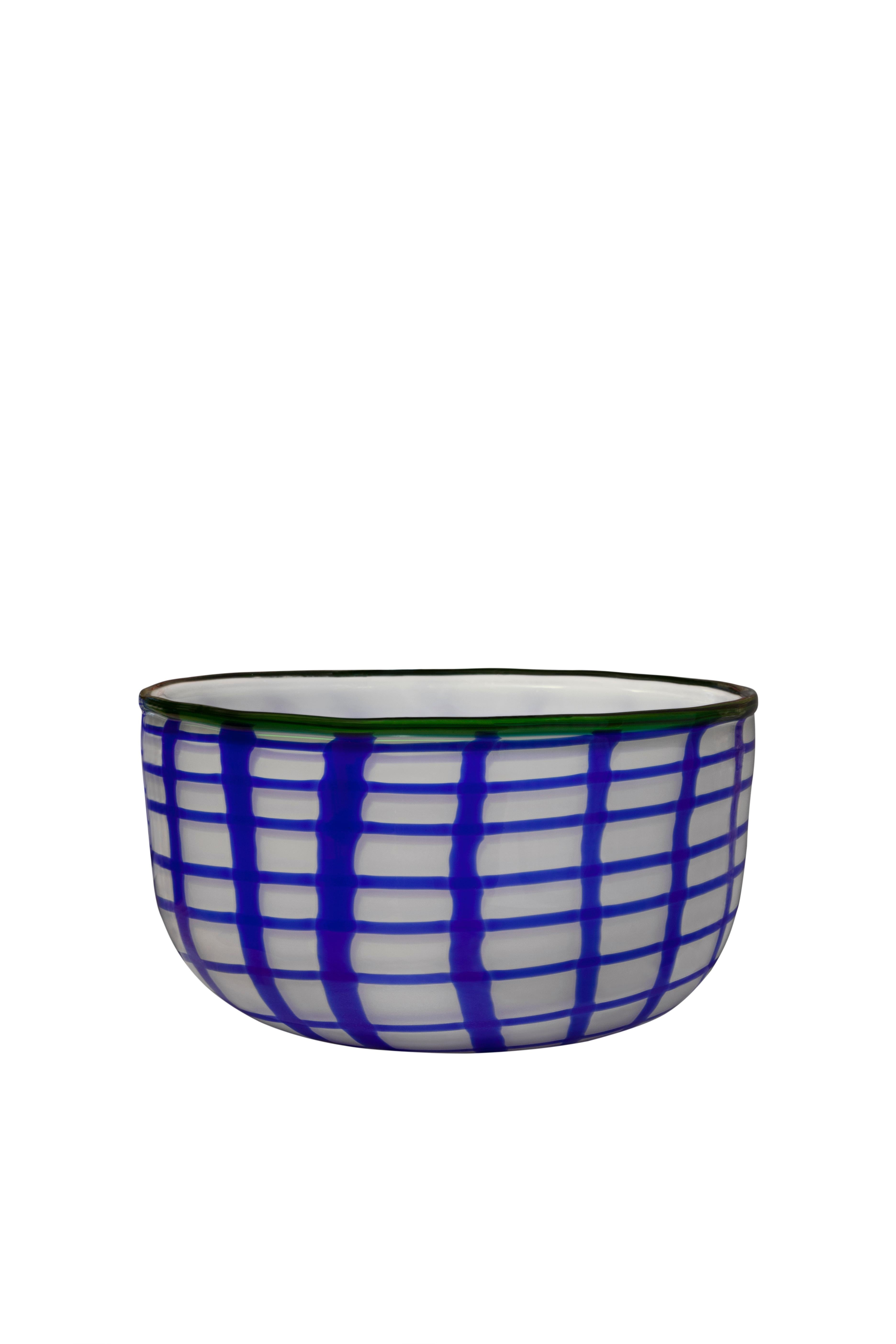 Italian Edie Green Bowl by Purho For Sale