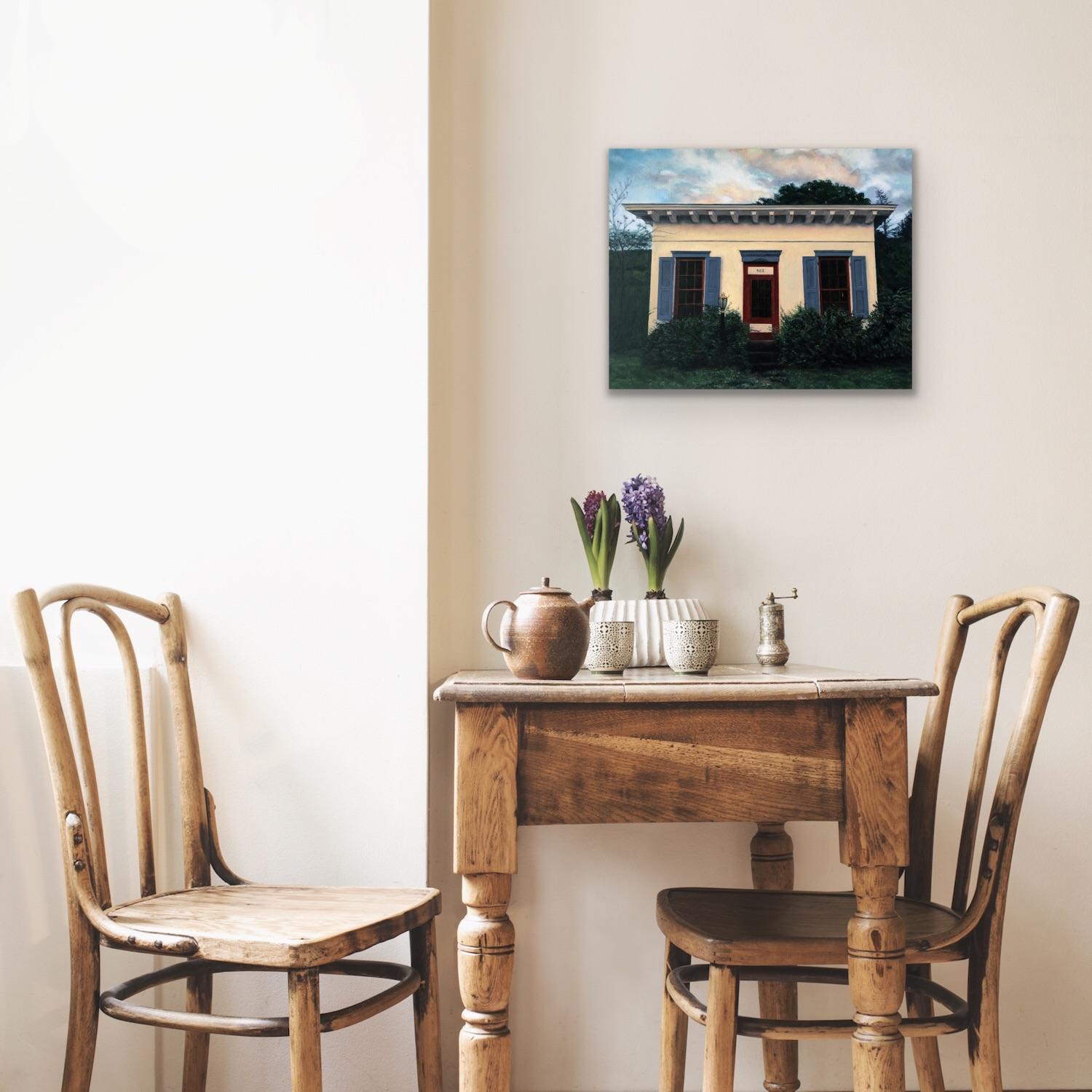 Coudersport, PA - Pintura de paisajes contemporáneos - Painting de Edie Nadelhaft