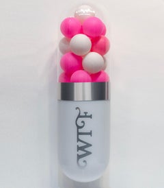 Fancy! WTF (Trio) - Glass Pill Sculpture installation