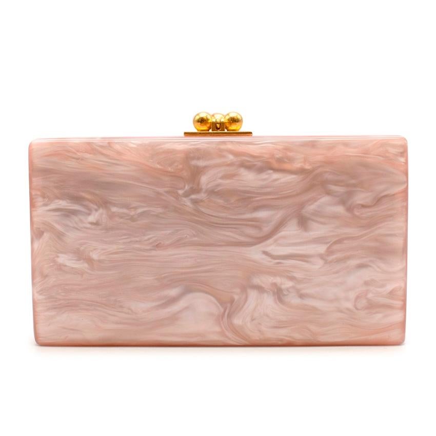 Edie Parker Rose Quartz Jean Clutch For Sale 2