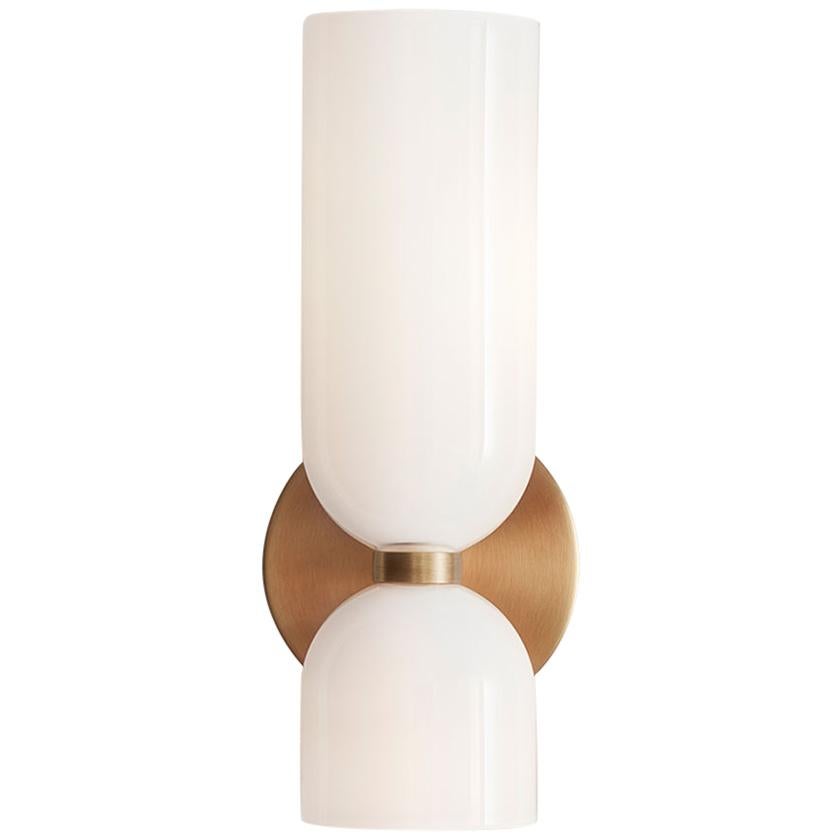 Canadian Edie Sconce, Blackened Brass For Sale