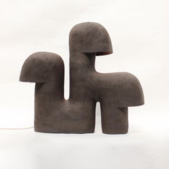 Lampe Edifice #35 en grès d'Elisa Uberti