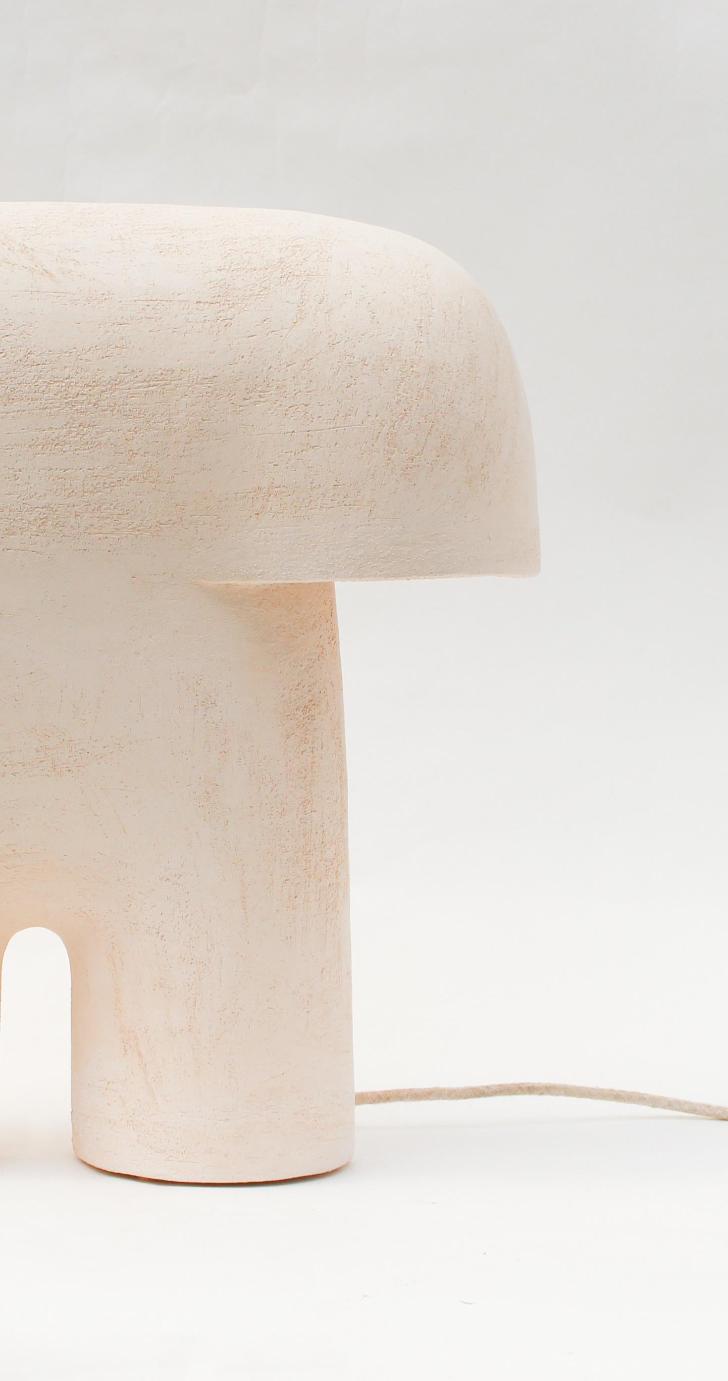 Post-Modern Edifice #48 Stoneware Lamp by Elisa Uberti For Sale