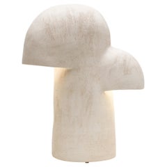 Édifice White Stoneware Table Lamp by Elisa Uberti