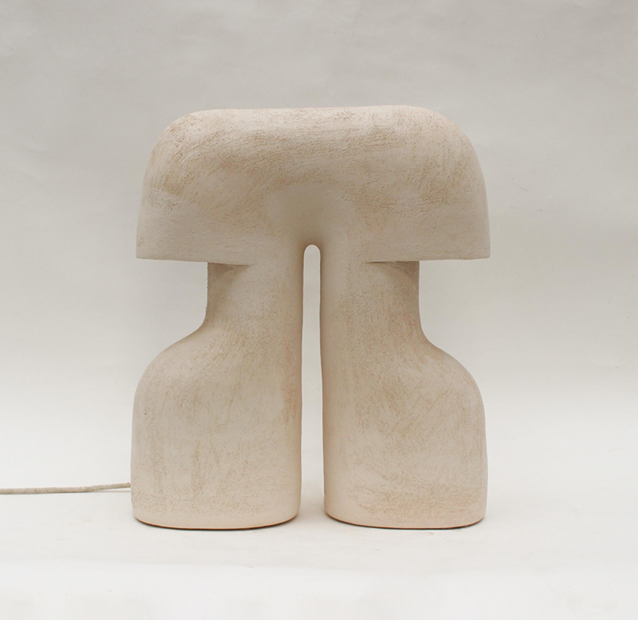 Edifice #45 Stoneware Lamp by Elisa Uberti
Limited series of 4 numbered copies
Dimensions: w 25 x d 10 x h 50 cm (approximately)
Materials: White stoneware
This product is handmade, dimensions may vary.


All our lamps can be wired according to each