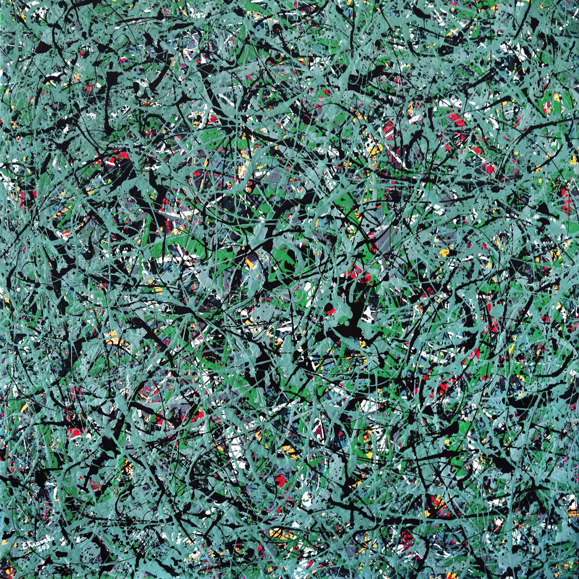 203,  técnica mixta/lienzo, 150x150 cm, 2025