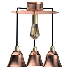 Edimate Genuine Copper Ceiling Light, Handmade in France Version 2