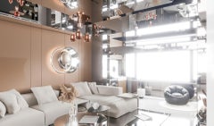 Edimate Genuine Copper Ceiling Light, Handmade in France Version 4