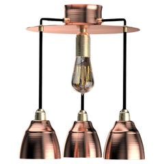 Edimate Genuine Copper Ceiling Light, Handmade in France Version 4