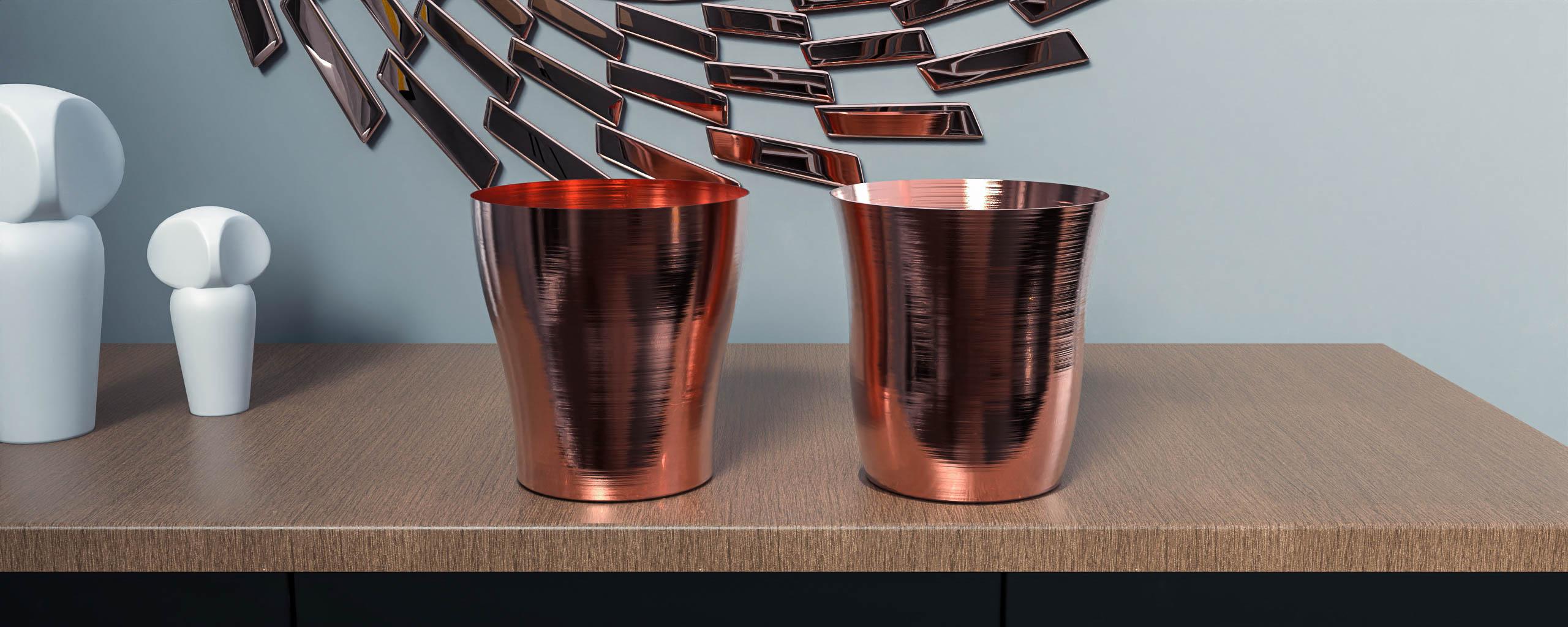 Champagne buckets designed and manufactured in French region 