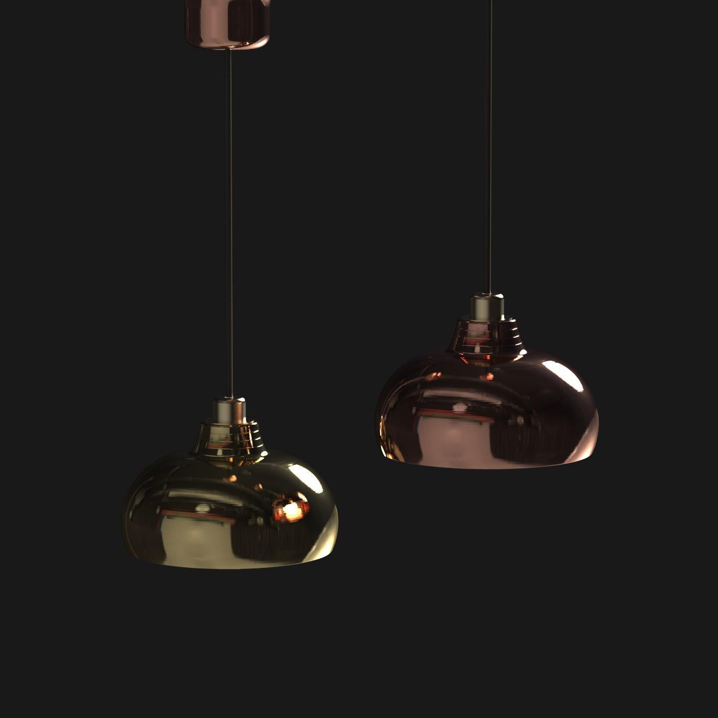 Discover the pinnacle of craftsmanship and beauty with our Genuine Copper Half-Sphere
Ceiling Light, a masterpiece of light that will illuminate your space. Handcrafted with unparalleled
expertise, this fixture blends the art of metal spinning with