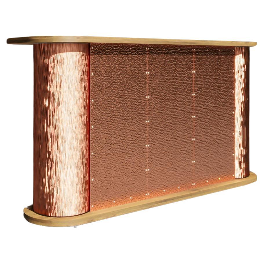 Edimate Genuine Copper Reception Desk For Sale