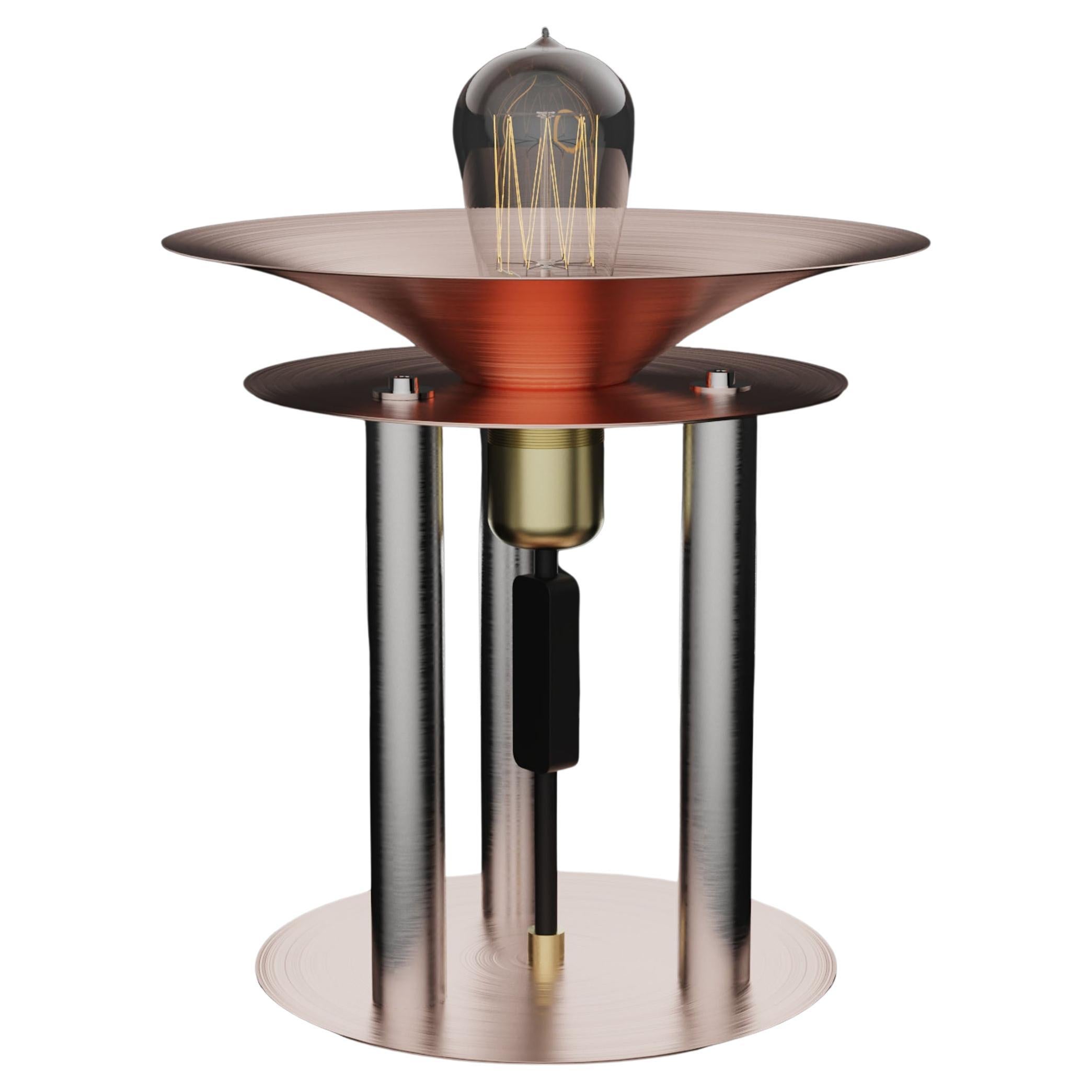 Edimate Genuine Copper Table Lamp For Sale