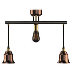 Edimate Stainless Steel / Copper Pendant Light, Handmade in France
