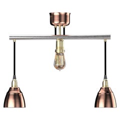 Edimate Stainless Steel / Copper Pendant Light V4, Handmade in France