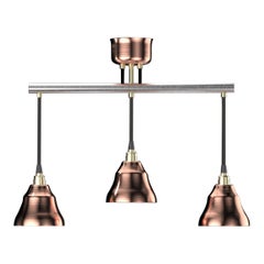 Edimate Stainless Steel / Copper Spot V3 Ceiling Light, Handmade in France