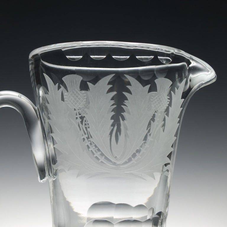 Edinburgh Crystal Whisky Water Jug, circa 1990 For Sale at 1stDibs