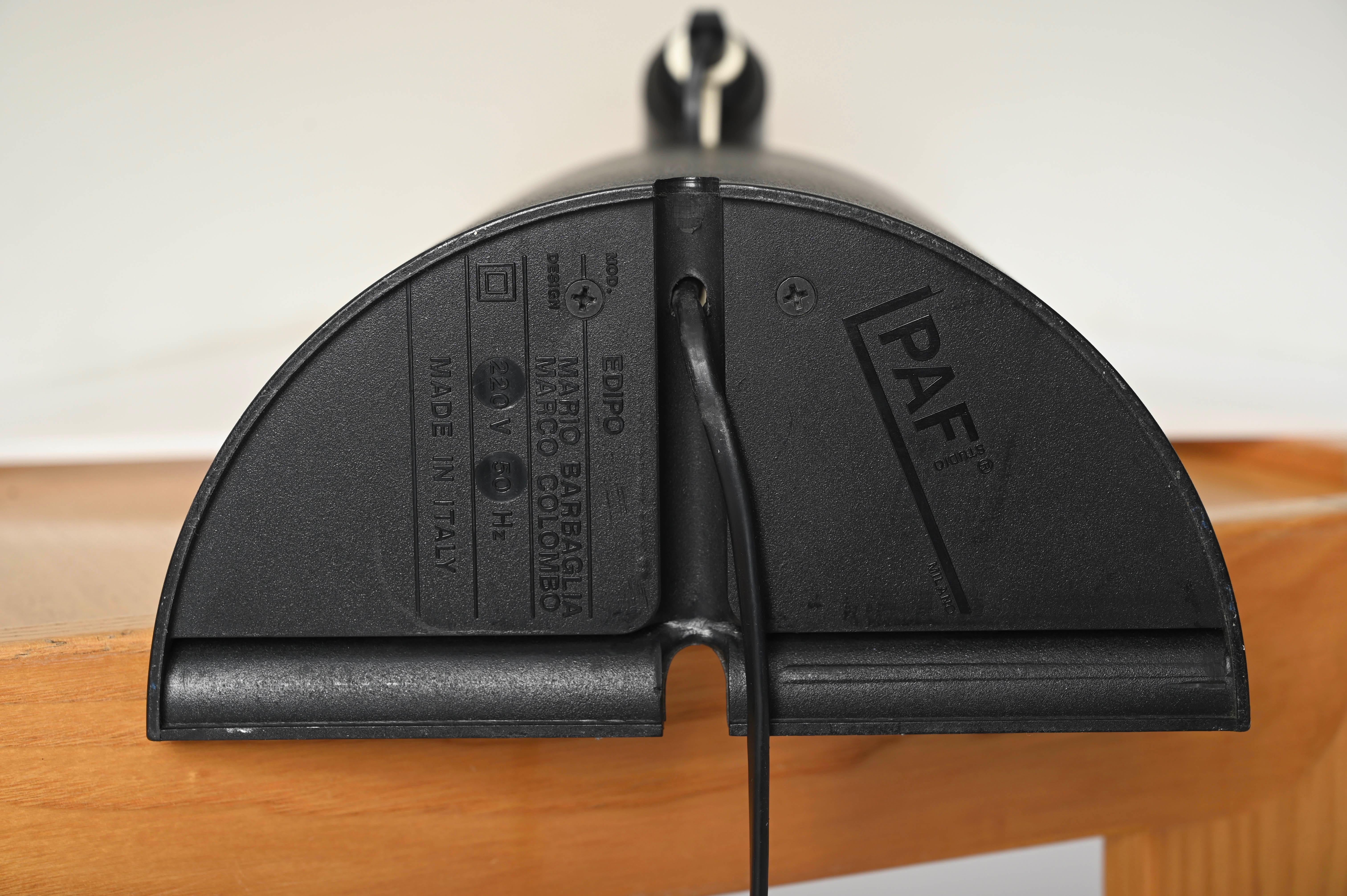 Grande lampe de bureau Dipo de Barbaglia & Colombo pour PAF, Italie, années 1980 Bon état - En vente à Roma, IT