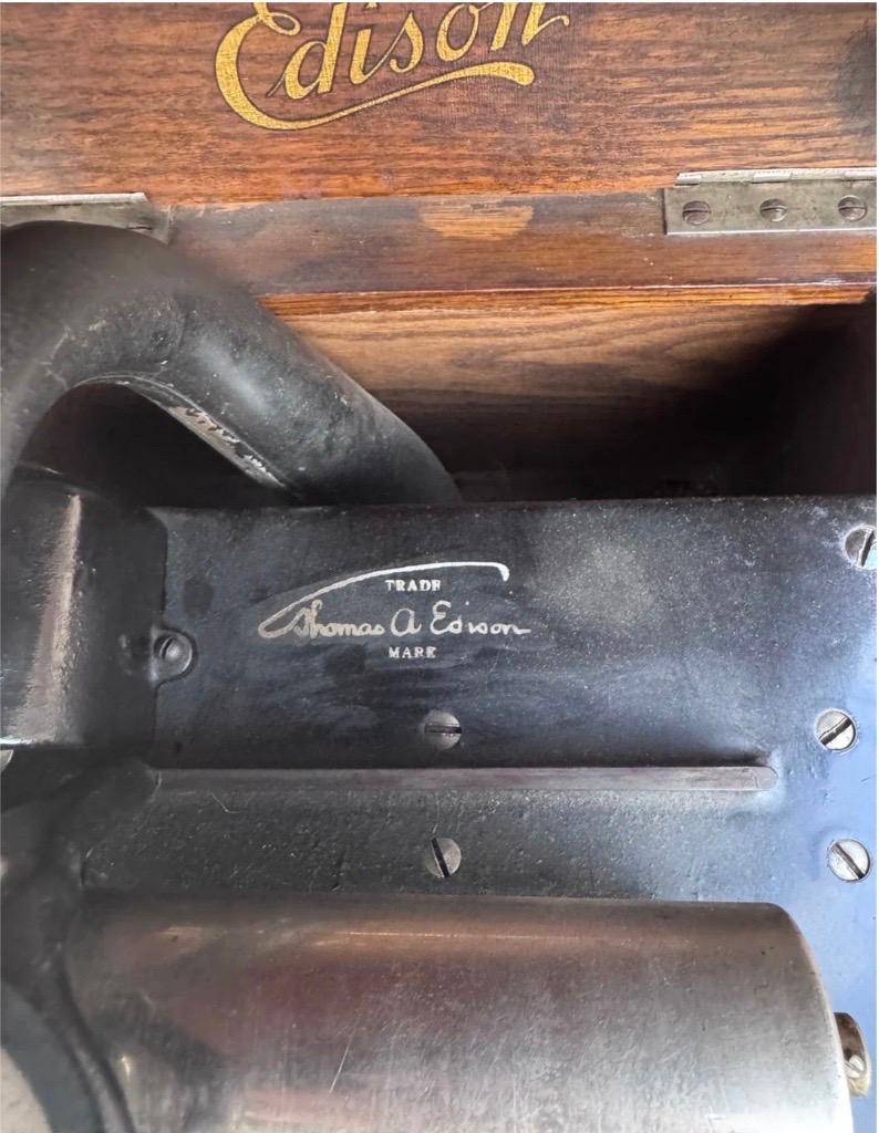 Cylindre de phonographe Edison Amberola X Bon état - En vente à Chicago, IL