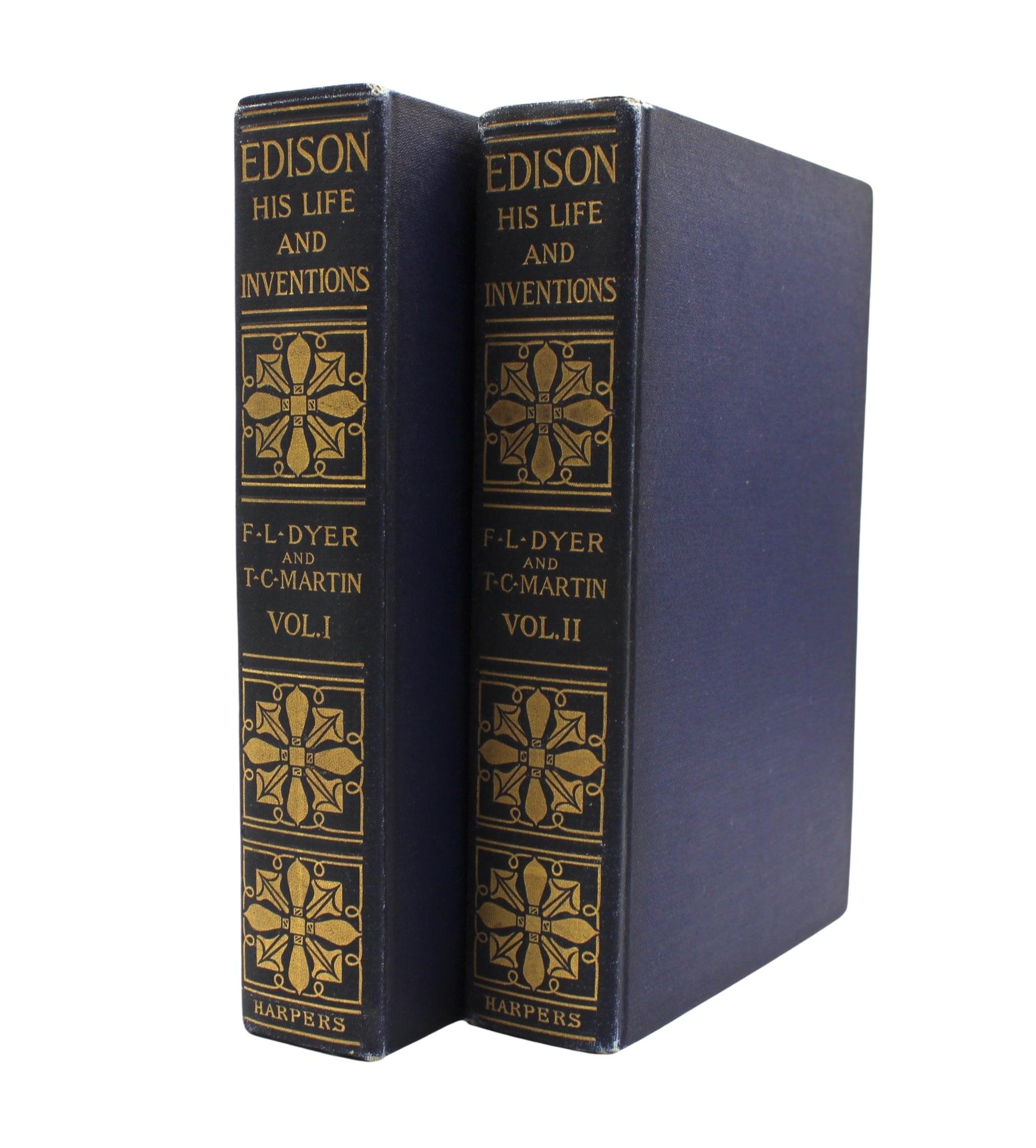 Edison: La sua vita e le sue invenzioni di Frank L.A. Dyer e Thomas C. Martin, 2 Volumi in vendita 6