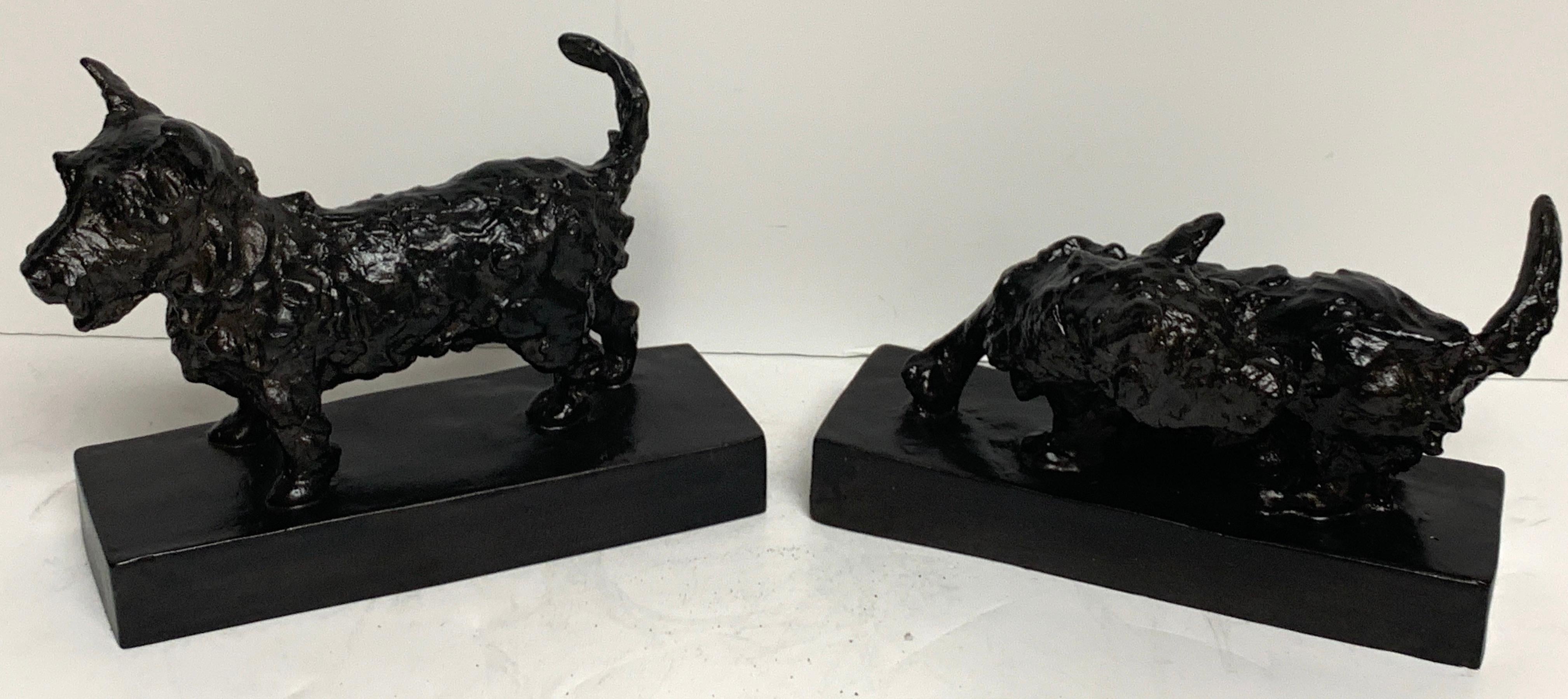 Edith Barretto Parsons, bronze terrier dog bookends
Edith Barretto Parsons, American (1878-1956)
Stamped: EB Parsons Measures:
Dog 1- 7