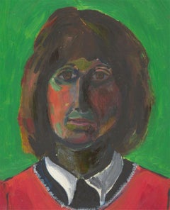 Edith Birkin (1927-2018) - 20th Century Acrylic, Self Portrait