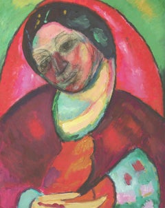 Edith Birkin (1927-2018) – Acryl, Die Madonna des 20. Jahrhunderts