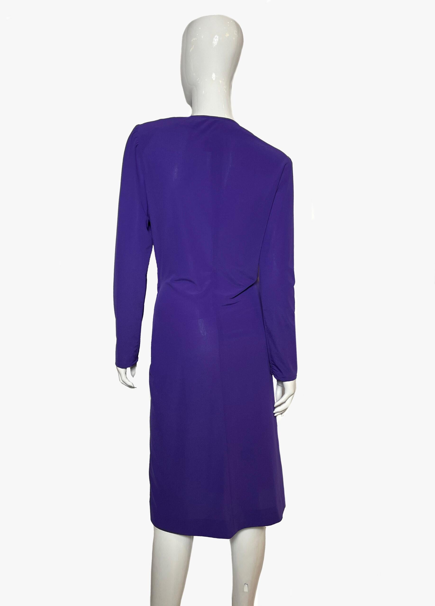 Edith Flag Vintage Dress, 1980s In Good Condition For Sale In New York, NY