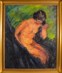 "Female Nude, " Edith Glackens Dimock, Ashcan School Figurative Painting
