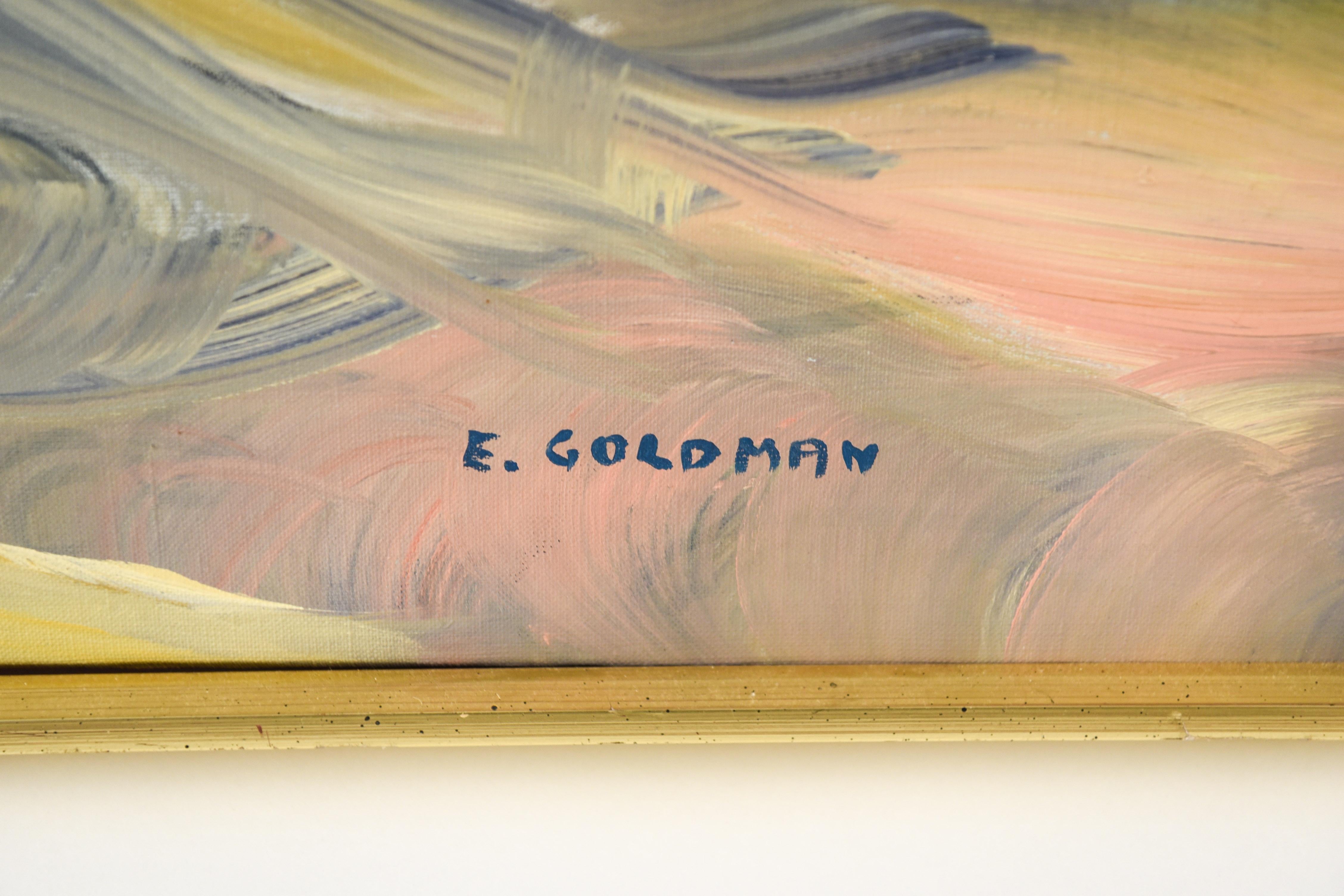American Edith Goldman Modern Oil on Canvas