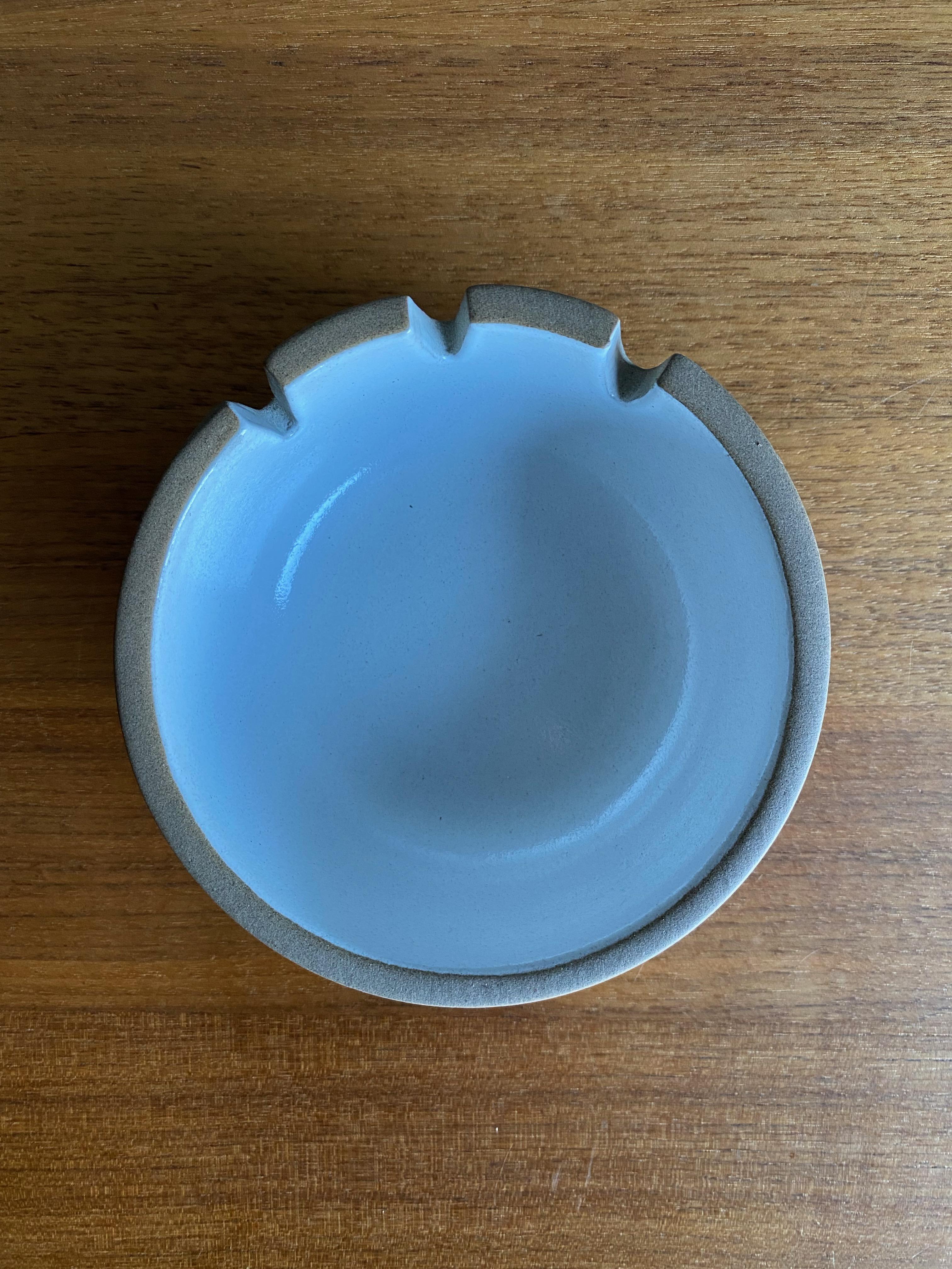 Glazed Edith Heath Ashtray by Heath Ceramics For Sale