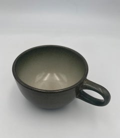 Edith Heath Coupe Line Pottery Sea & Sand Ceramic Cup, c.1960