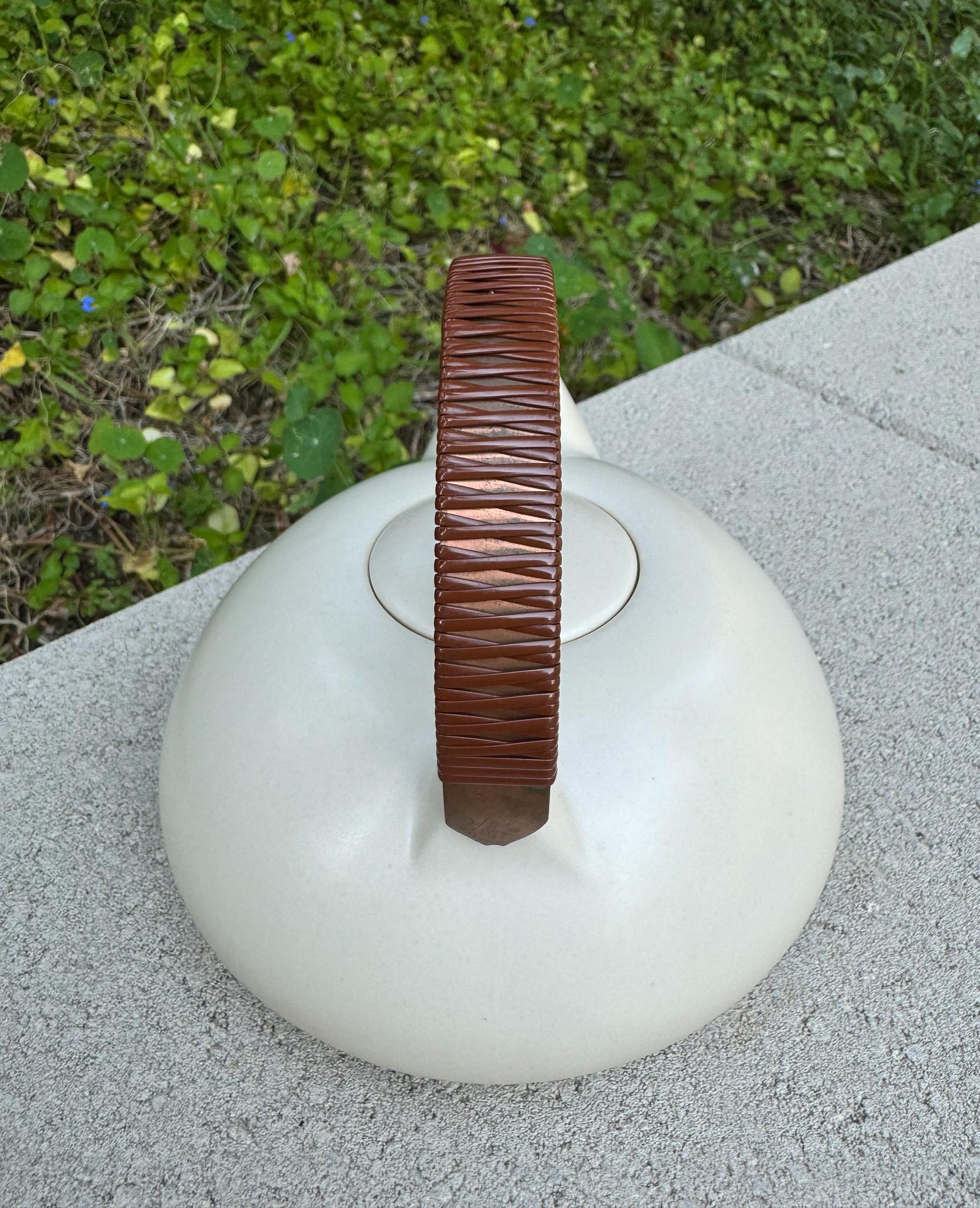 Edith Heath Pottery Ceramic Teapot, California, c.1960 5