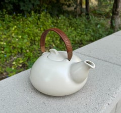 Tetera de cerámica de Edith Heath Pottery, California, c.1960