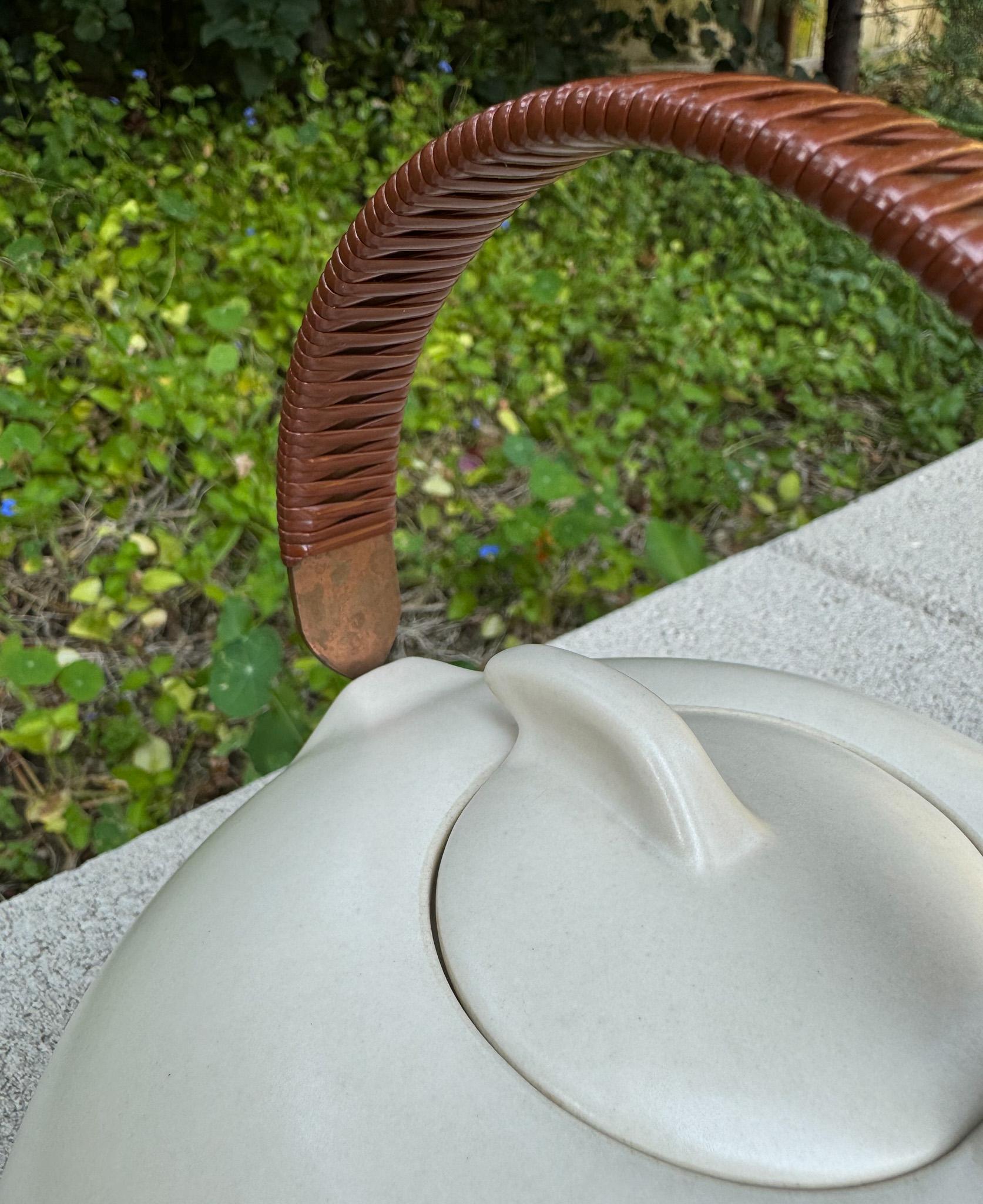 American Edith Heath Pottery Ceramic Teapot, California, c.1960
