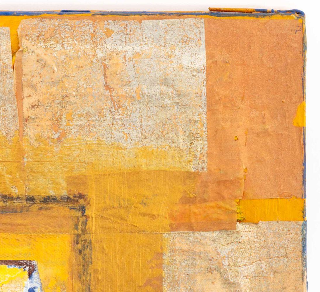 Abstract Composition - Orange Abstract Painting by Edith Isaac-Rose