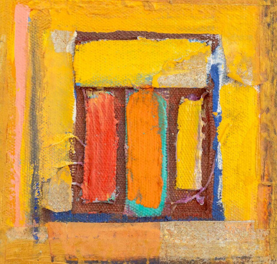 Edith Isaac Rose (American, 1929-2018), Abstract Composition, Mixed Media Collage on Canvas, 2001, signed, inscribed, and dated verso, unframed.

10