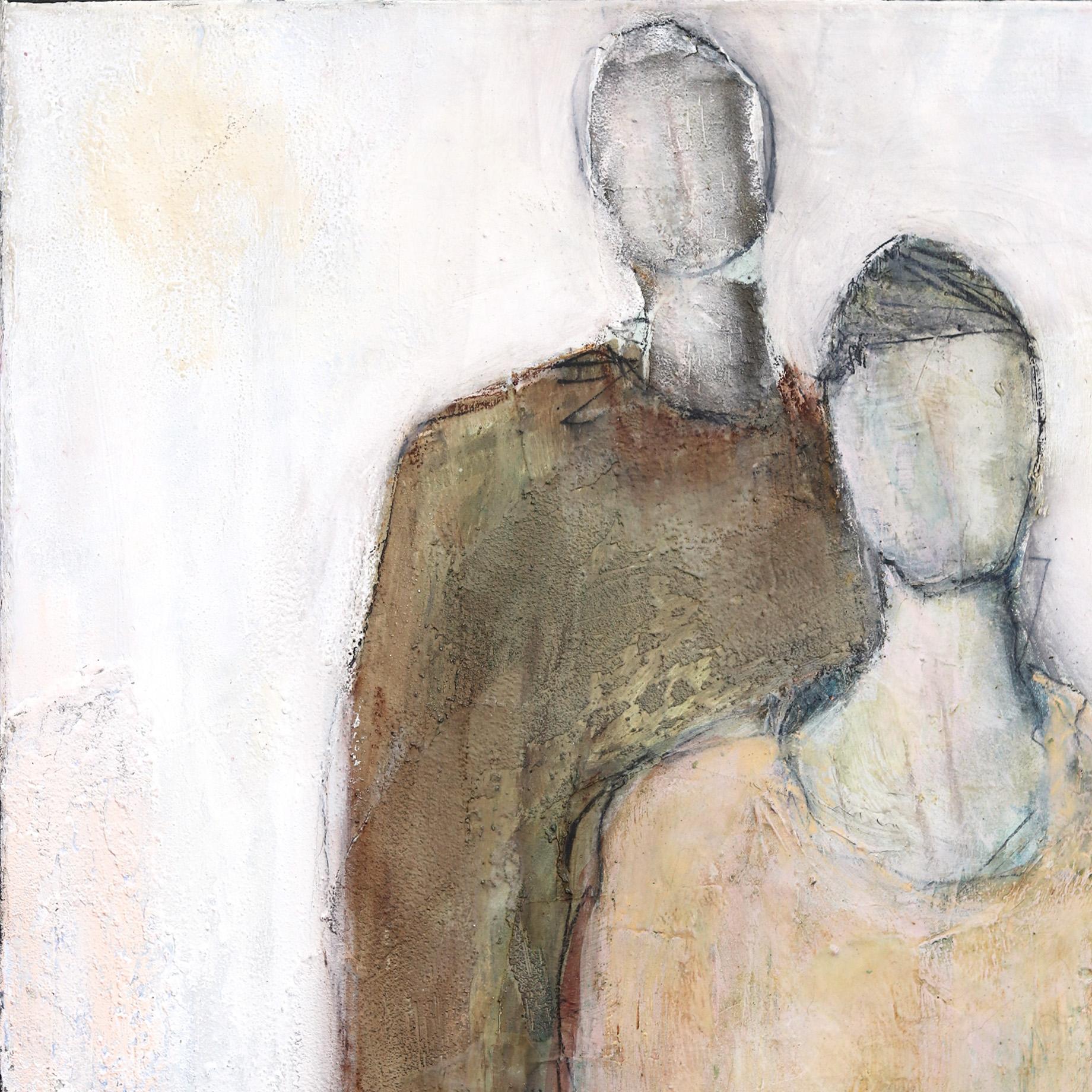 Die Schweizer Künstlerin Edith Konrad malt figurativ-abstrakte Kompositionen mit Mischtechnik auf Leinwand. Sie überlagert den Ausdruck ihrer emotionalen Reaktion auf die Themen mit dynamischen Texturen und subtilen Mustern in ihren Kunstwerken. Die