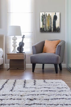 Sin título 9492 - Obra de Arte Figurativa Abstracta Original