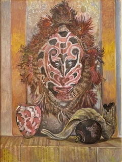 "Ethnographic Still Life," Edith Kramer, African Mask and Shofar, Art Therapy