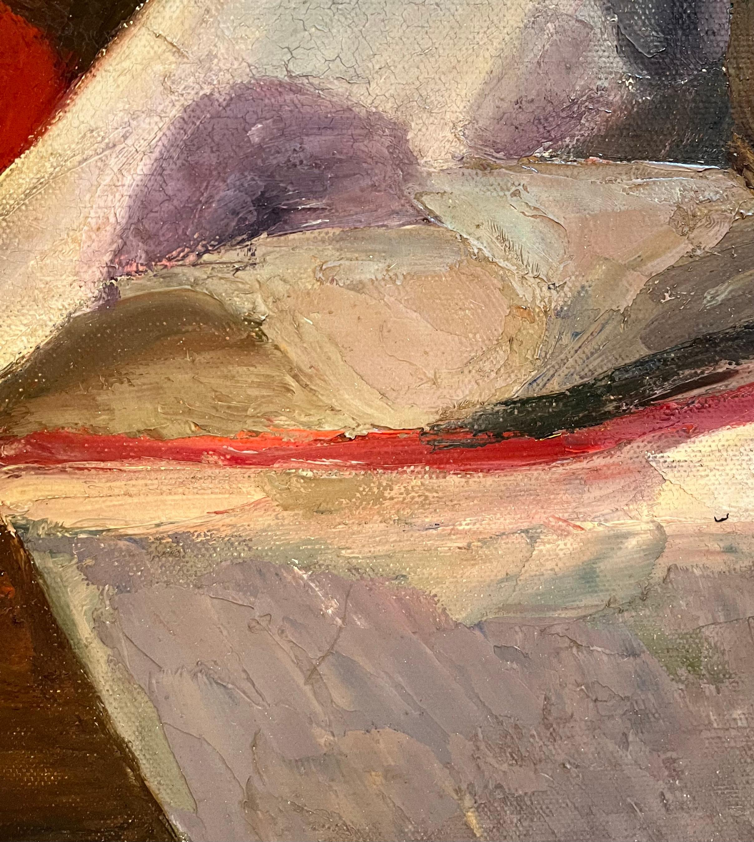 Mele e limoni di Edith Lutz - Olio su tela - 64x96 cm in vendita 5