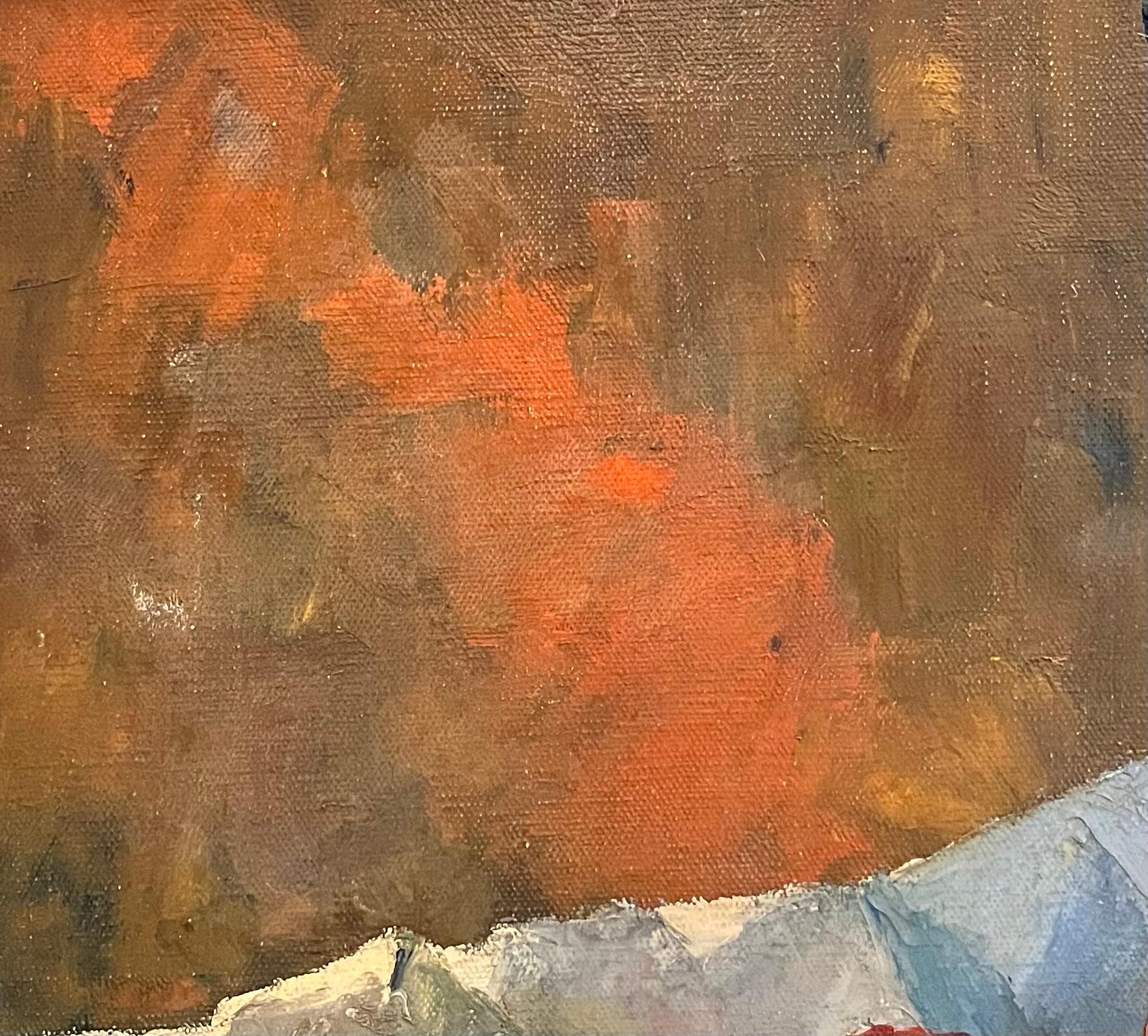 Mele e limoni di Edith Lutz - Olio su tela - 64x96 cm in vendita 8
