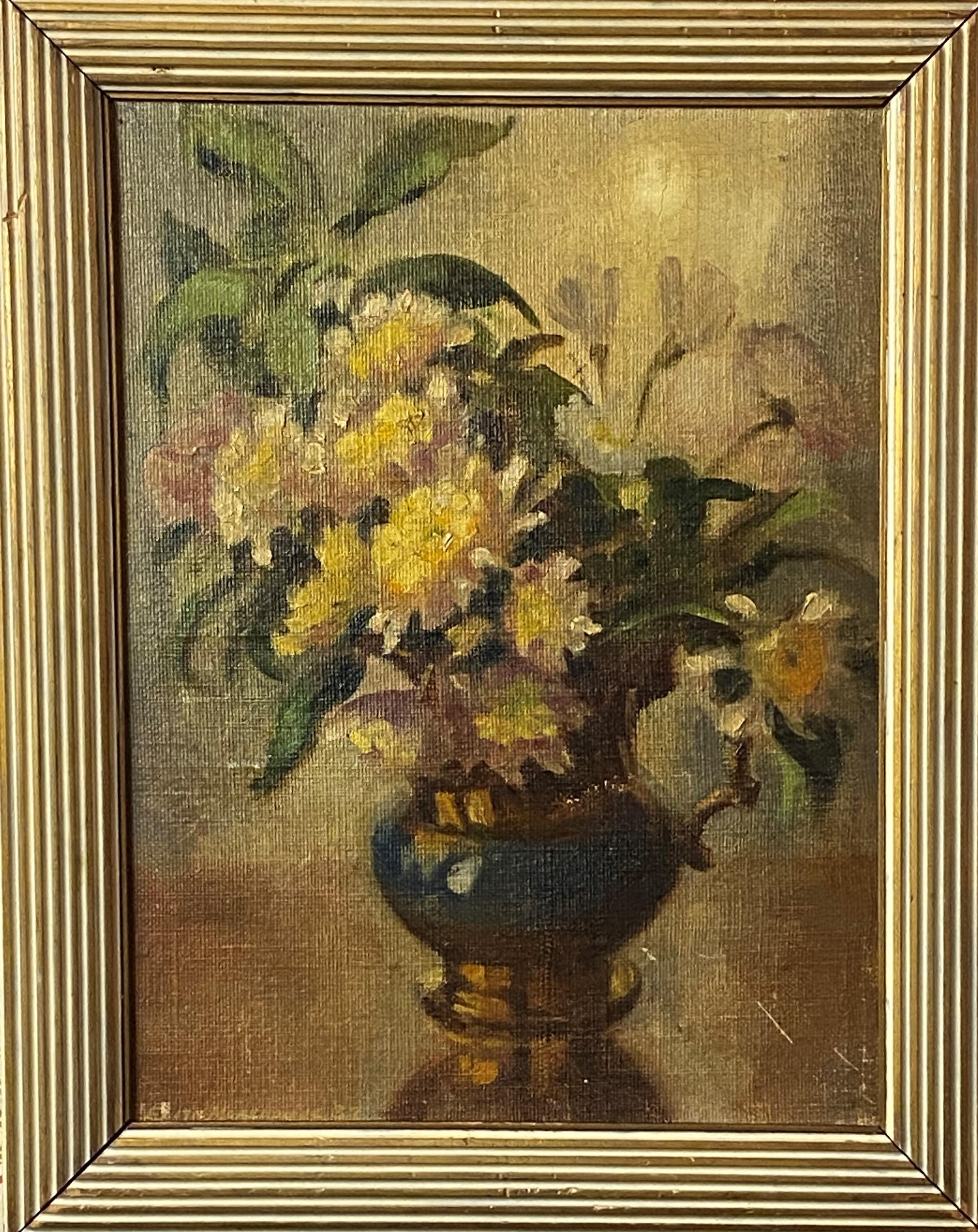 Oil on artist board.  Whistler frame from my stash and to save money take off $150 and refuse the frame and get your own frame.  Very similar to works by Marguerite Pearson and obviously Edith Morehouse was a student of Marguerite Pearson.  I do not