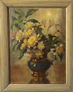 Edith Morehouse, American dated 1937, Table top Still Life in Whistler frame
