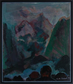 ""Vue de Scenic Point"" 1983 Huile